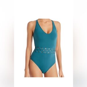 Red-orange Bleu Rod Beattie swimsuit